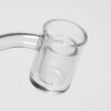 Shop Shooters - 25mm Flat Top Quartz Banger & Slitted Insert - 10mm Female 45º in australian