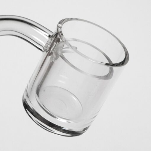 Shop Shooters - 30mm Flat Top Quartz Banger & Slitted Insert - 10mm Male 45º in australian