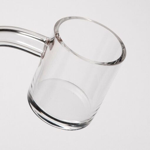 Shop Shooters - 30mm Flat Top Quartz Banger & Slitted Insert - 10mm Male 45º in australian