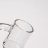 Shop Shooters - 25mm Flat Top Quartz Banger & Slitted Insert - 14mm Male 90º in australian
