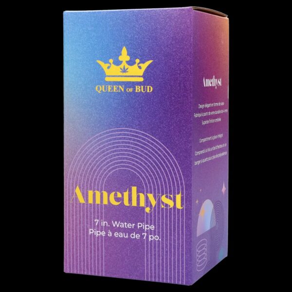 Shop Queen of Bud Amethyst Dab Rig - 7 in. in australian