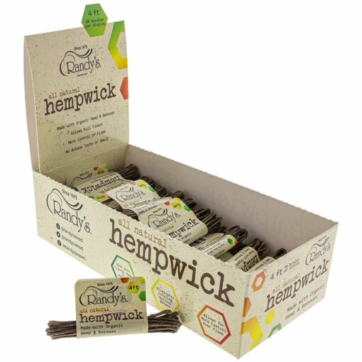 Shop Randy’s All-Natural Hemp Wick - 4 ft Bundle in australian