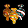 Shop Reverse Color Glass Ball Carb Cap in australian