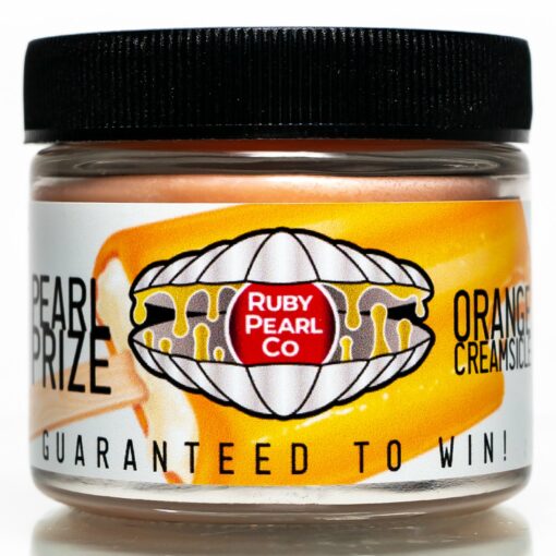 Shop Ruby Pearl Co x The Cave - Pearl Prize Candle - Orange Creamsicle - 1oz in australian