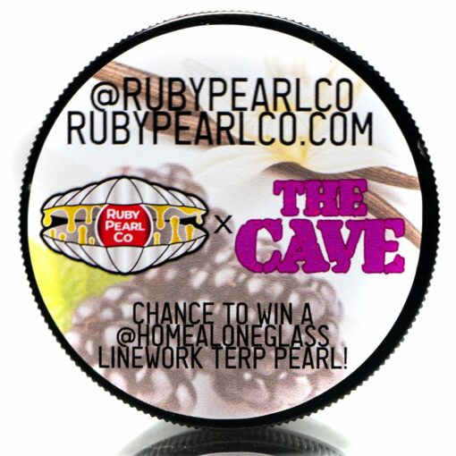 Shop Ruby Pearl Co x The Cave - Pearl Prize Candle - Black Raspberry Vanilla - 1oz in australian