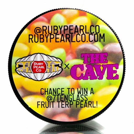 Shop Ruby Pearl Co x The Cave - Pearl Prize Candle - Skittlez - 1oz in australian