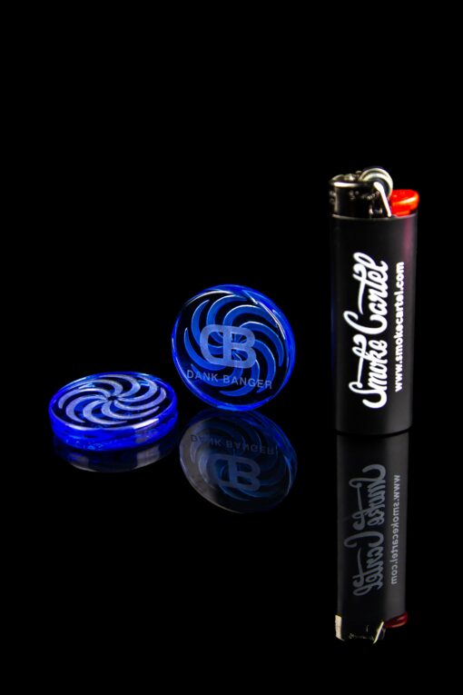 Shop Dank Banger Etched Flat Carb Cap - 2 Pack in australian