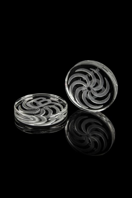 Shop Dank Banger Etched Flat Carb Cap - 2 Pack in australian