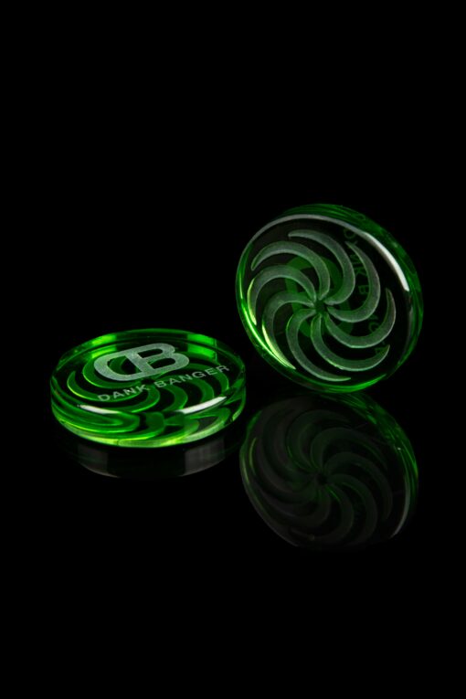 Shop Dank Banger Etched Flat Carb Cap - 2 Pack in australian