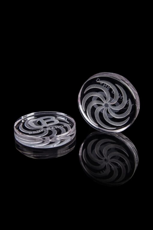 Shop Dank Banger Etched Flat Carb Cap - 2 Pack in australian