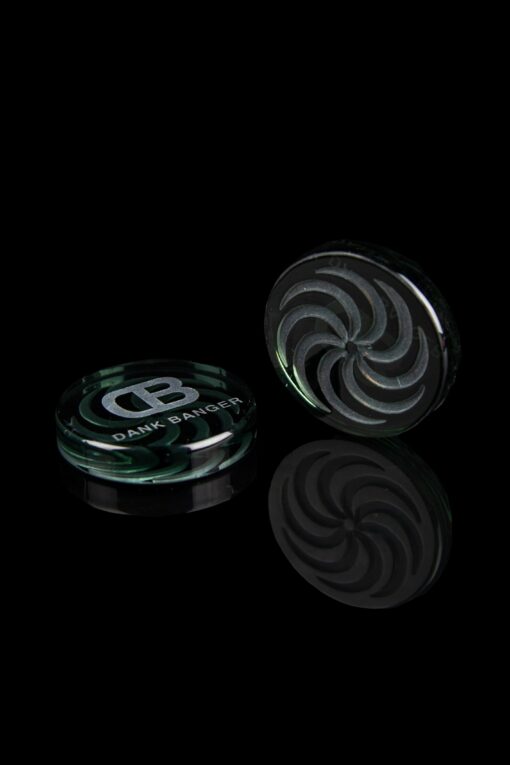 Shop Dank Banger Etched Flat Carb Cap - 2 Pack in australian