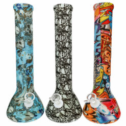 Shop Accurate Themed Silicone Beaker Bongs in australian