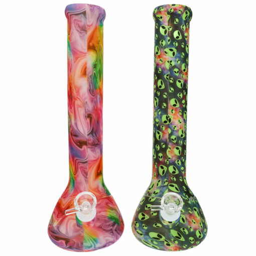 Shop Accurate Themed Silicone Beaker Bongs in australian