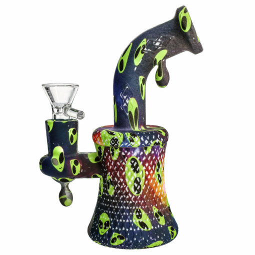 Shop All-Over Graphic Silicone Bongs in australian