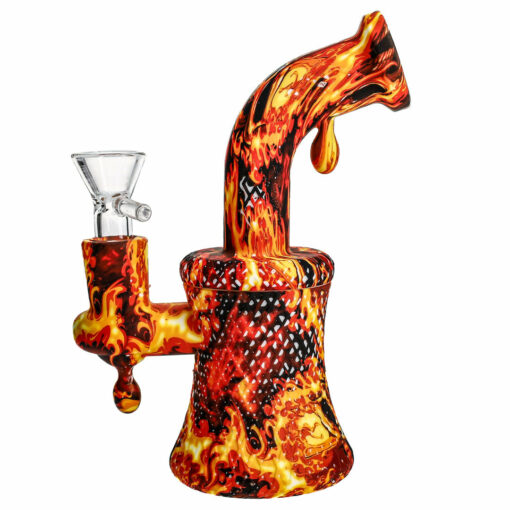 Shop All-Over Graphic Silicone Bongs in australian