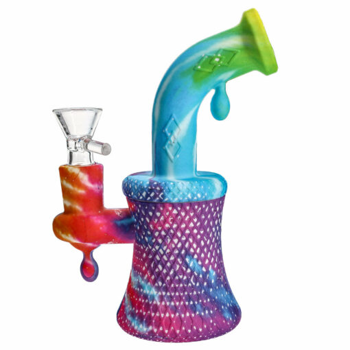 Shop All-Over Graphic Silicone Bongs in australian