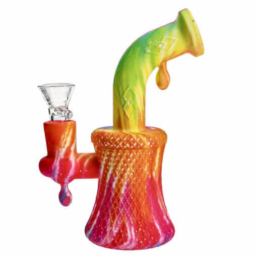 Shop All-Over Graphic Silicone Bongs in australian