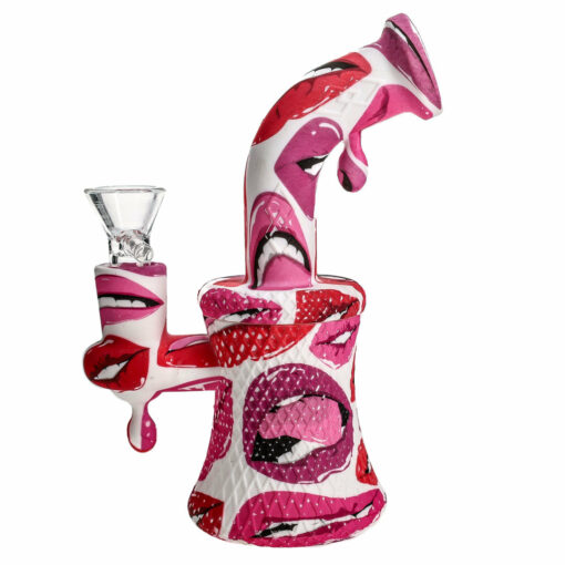 Shop All-Over Graphic Silicone Bongs in australian
