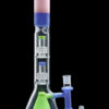 Shop Smoke Cartel Retro Pastel Beaker w/ Dual Tree & Pyramid Perc Water Pipe -19.7 in. in australian
