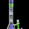 Shop Smoke Cartel Retro Pastel Beaker w/ Dual Tree & Pyramid Perc Water Pipe -19.7 in. in australian