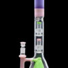 Shop Smoke Cartel Retro Pastel Beaker w/ Dual Tree & Pyramid Perc Water Pipe -19.7 in. in australian