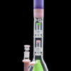 Shop Smoke Cartel Retro Pastel Beaker w/ Dual Tree & Pyramid Perc Water Pipe -19.7 in. in australian