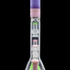 Shop Smoke Cartel Retro Pastel Beaker w/ Dual Tree & Pyramid Perc Water Pipe -19.7 in. in australian