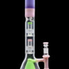 Shop Smoke Cartel Retro Pastel Beaker w/ Dual Tree & Pyramid Perc Water Pipe -19.7 in. in australian