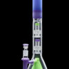 Shop Smoke Cartel Retro Pastel Beaker w/ Dual Tree & Pyramid Perc Water Pipe -19.7 in. in australian