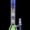 Shop Smoke Cartel Retro Pastel Beaker w/ Dual Tree & Pyramid Perc Water Pipe -19.7 in. in australian