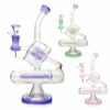 Shop Glass City | 10″ Rubik's Cube Glass Recycler Water Pipe in australian