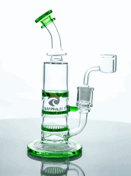 Shop Tsunami 8" Dab Rig Double Honeycomb Turbine - Multiple Colors in australian