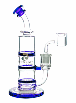 Shop Tsunami 8" Dab Rig Double Honeycomb Turbine - Multiple Colors in australian