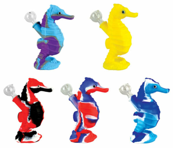 Shop Premium Silicone Seahorse Molded Water Pipe in australian