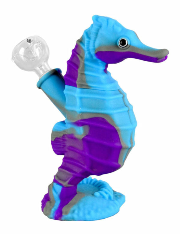 Shop Premium Silicone Seahorse Molded Water Pipe in australian