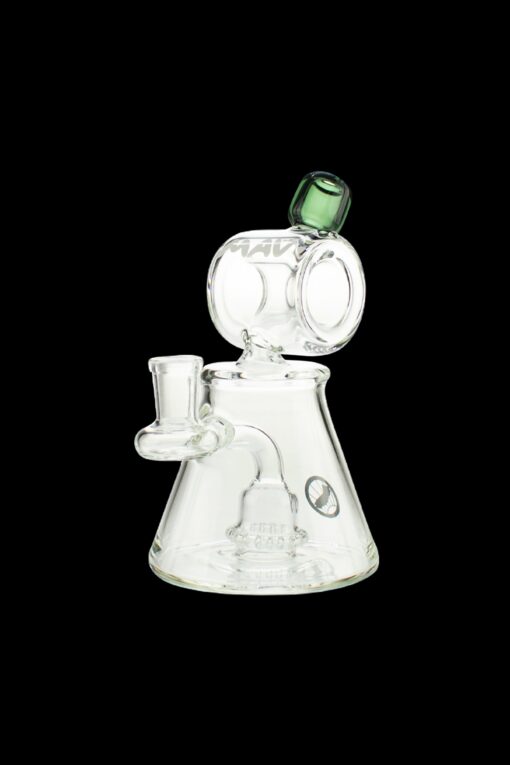 Shop MAV Glass Barrel Top Pyramid UFO Water Pipe in australian
