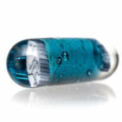 Shop Steve H Glass - Artist Series Pillar - Ripndip Cat - Blue Stardust in australian