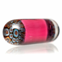 Shop Steve H Glass - Artist Series Pillar - Blue & Orange Mandala - Karma in australian