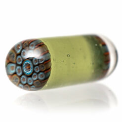 Shop Steve H Glass - Artist Series Pillar - Blue & Orange Mandala - CFL Pastel Potion in australian