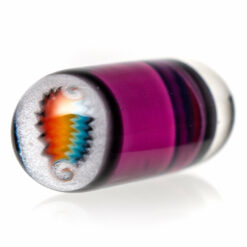 Shop Steve H Glass - Artist Series Pillar - Rainbow Wag - Amethyst in australian