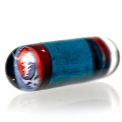 Shop Steve H Glass - Artist Series Pillar - Stealie - Blue Stardust in australian