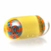 Shop Steve H Glass - Artist Series Pillar - Blue & Orange Rewig - CFL Pastel Serum in australian