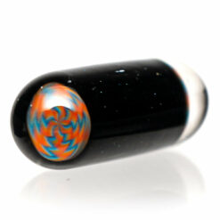 Shop Steve H Glass - Artist Series Pillar - Blue & Orange Rewig - Galaxy in australian
