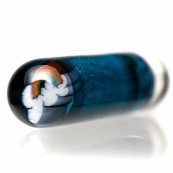 Shop Steve H Glass - Artist Series Pillar - Rainbow Cloud - Blue Stardust in australian
