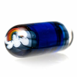 Shop Steve H Glass - Artist Series Pillar - Rainbow Cloud - Cobalt in australian