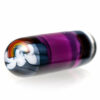 Shop Steve H Glass - Artist Series Pillar - Rainbow Cloud - Amethyst in australian