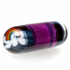 Shop Steve H Glass - Artist Series Pillar - Rainbow Cloud - Amethyst in australian