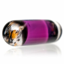 Shop Steve H Glass - Standard Series Pillar - Tiger - Amethyst in australian