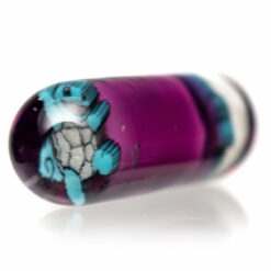 Shop Steve H Glass - Artist Series Pillar - Squirtle - Amethyst in australian