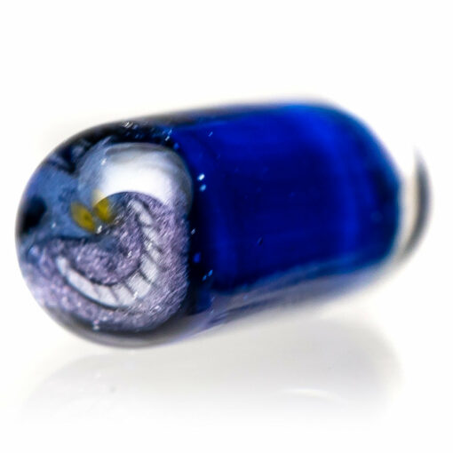 Shop Steve H Glass - Artist Series Pillar - Cheshire Cat - Cobalt in australian